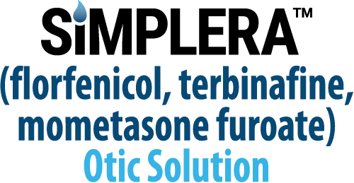 Simplera (florfenicol, terbinafine, mometasone furoate) Otic Solution